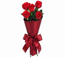 Букет 5 Красных роз Эдлесс Лав в Запорожской