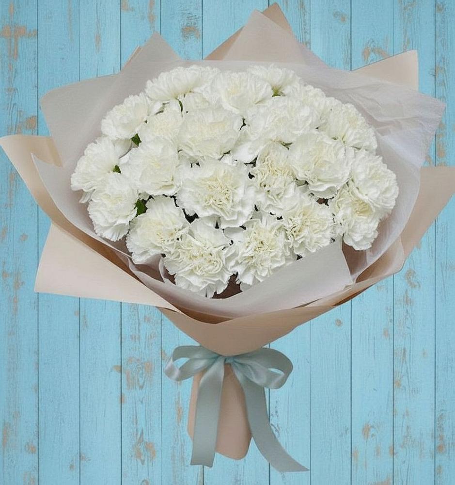 Букет цветов из: Гвоздики в Запорожской