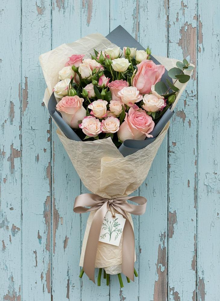 Букет цветов из: Розы в Запорожской