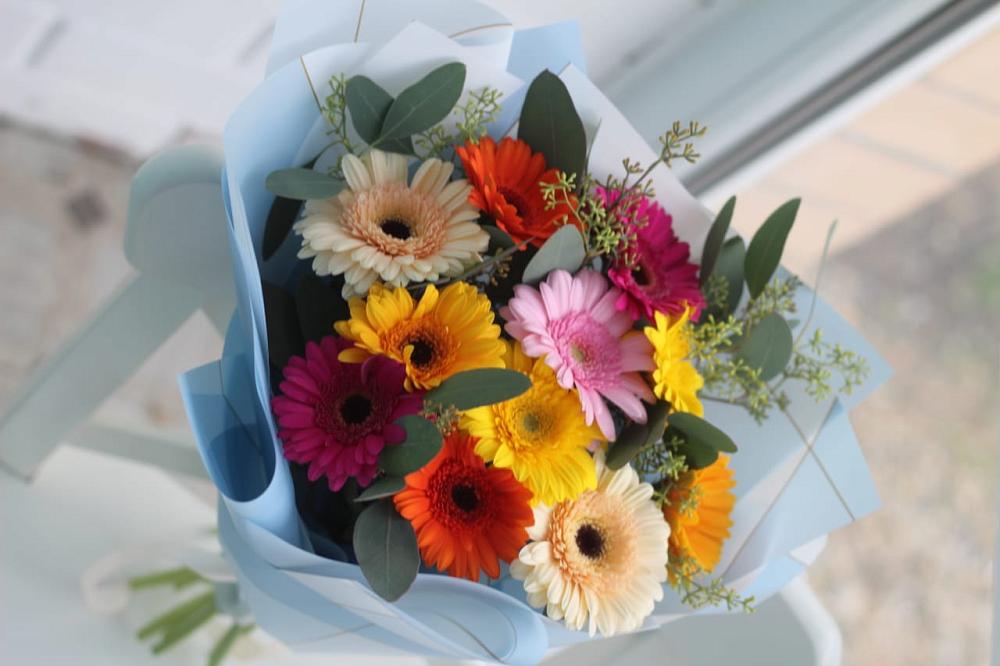 Букет цветов из: Герберы в Запорожской