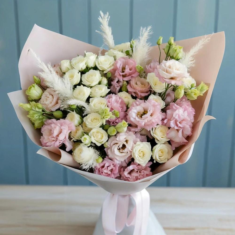 Букет цветов из: Альстромерии и Розы в Запорожской