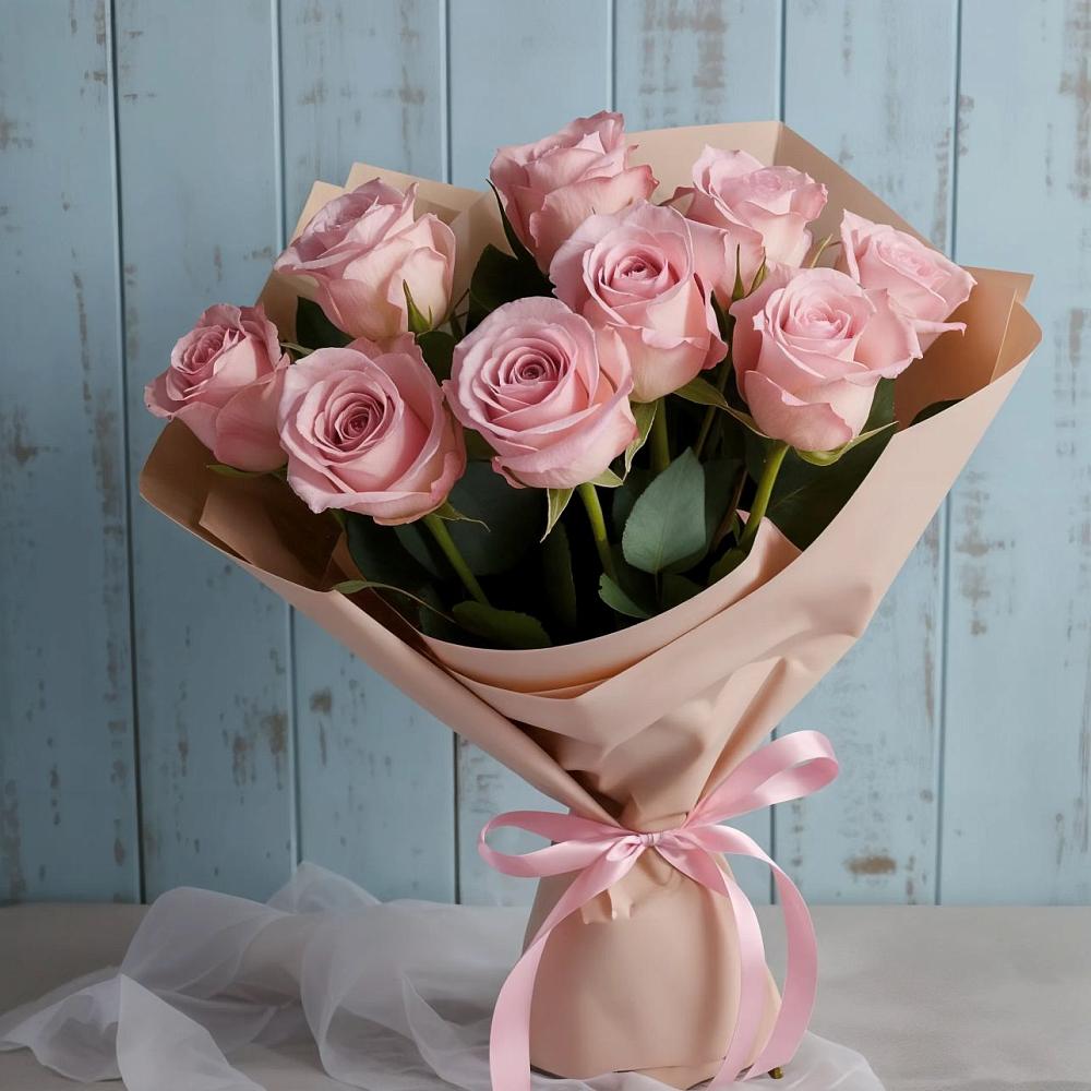 Букет цветов из: Розы в Запорожской