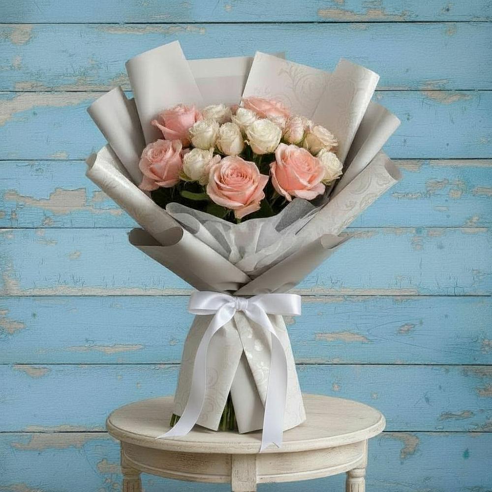 Букет цветов из: Розы в Запорожской