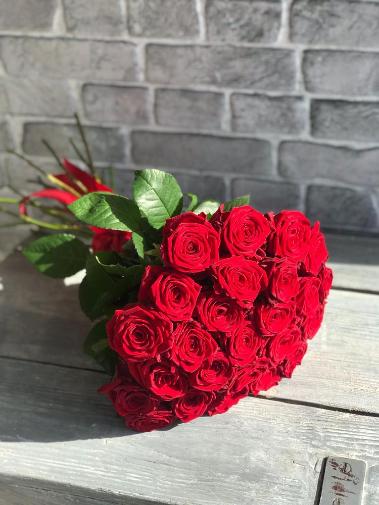 Букет Красные розы Фридом в Запорожской
