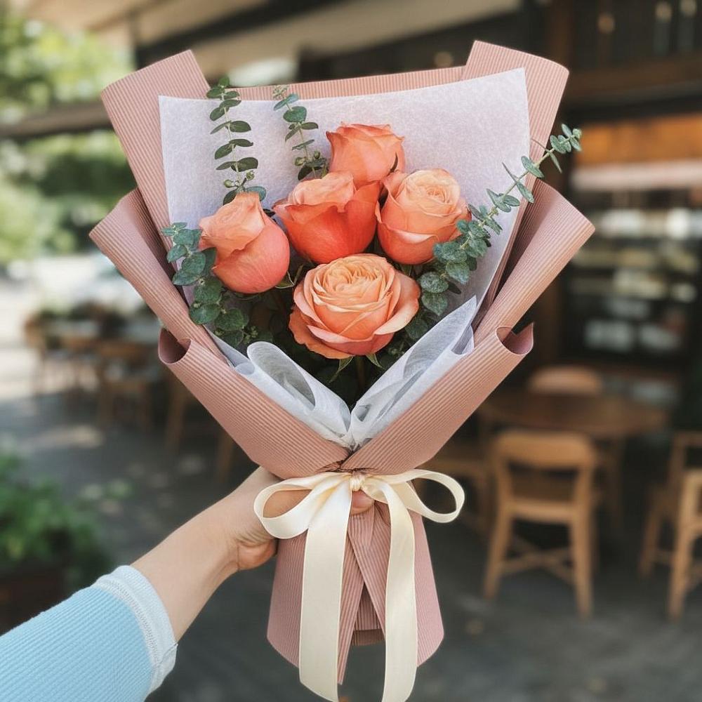 Букет цветов из: Розы в Запорожской