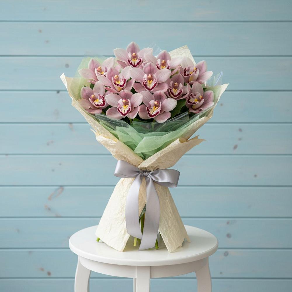 Букет цветов из: Орхидеи и Розы в Запорожской