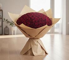 Букет 101 Красная роза в Запорожской