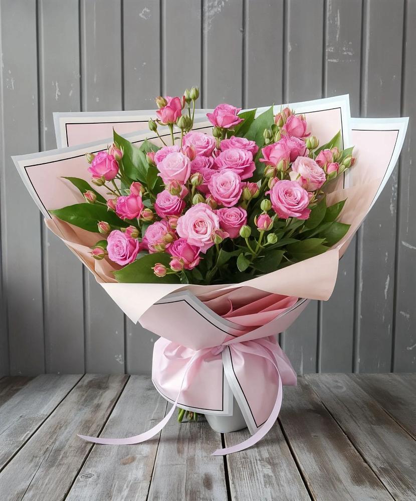 Букет Розовый кустик в Запорожской