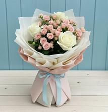 Букет цветов из:  Розы в Запорожской