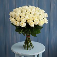 Букет 51 Белая роза Эдлесс Лав #REPLACE_PRED# Запорожской