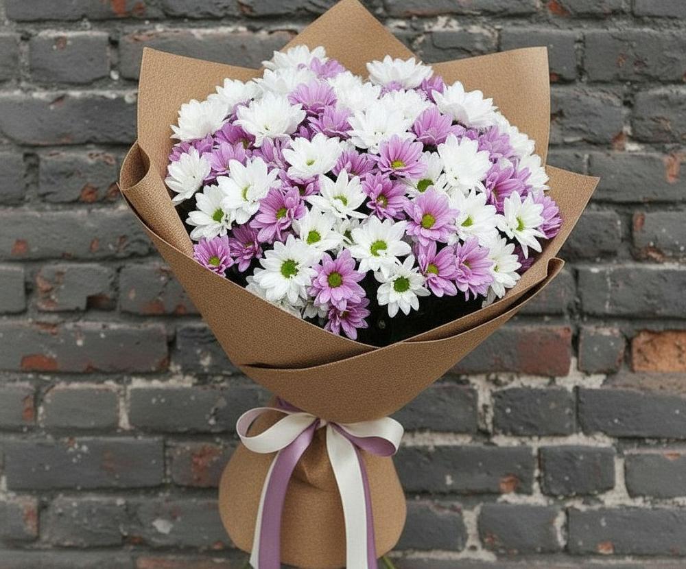 Букет цветов из: Хризантемы в Запорожской