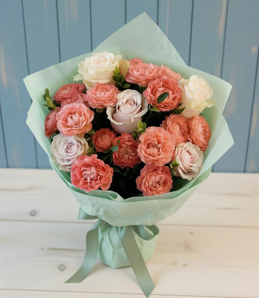 Букет цветов из: Розы в Запорожской