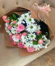 Букет цветов из:  Розы и Хризантемы в Запорожской