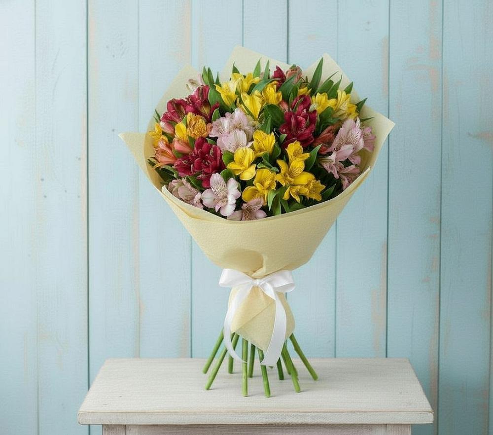 Букет цветов из: Альстромерии в Запорожской