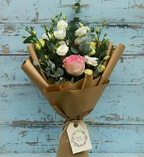 Букет цветов из:  Розы и Лизиантусы в Запорожской
