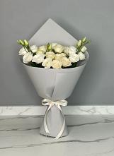 Букет цветов из:  Розы и Лизиантусы #REPLACE_PRED# Запорожской